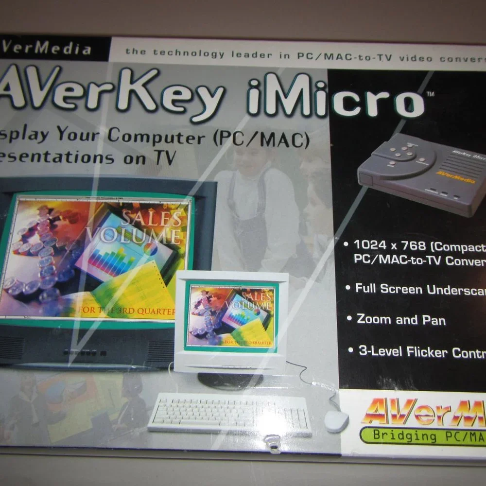 AverMedia AVerKey iMicro PC/Mac-to-TV Video Display Converter